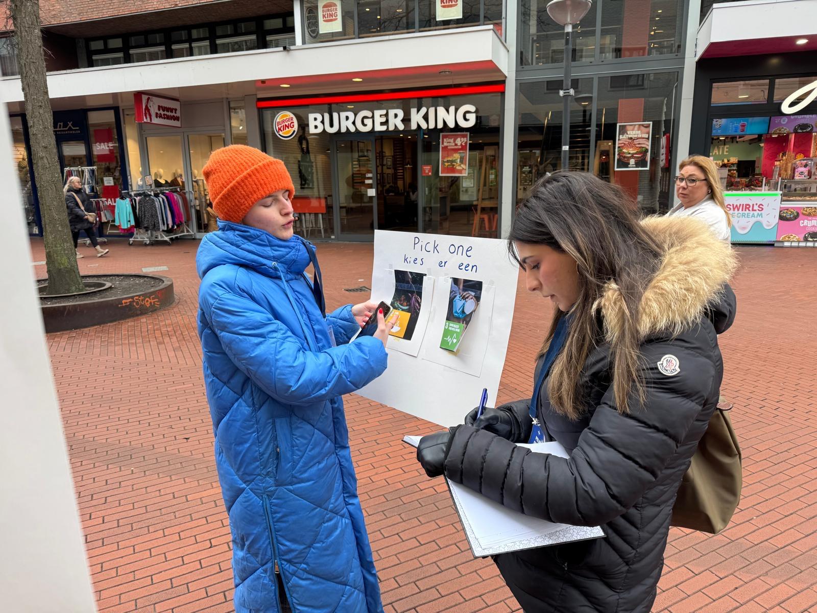 Inquiring with people on the street (IDefine)