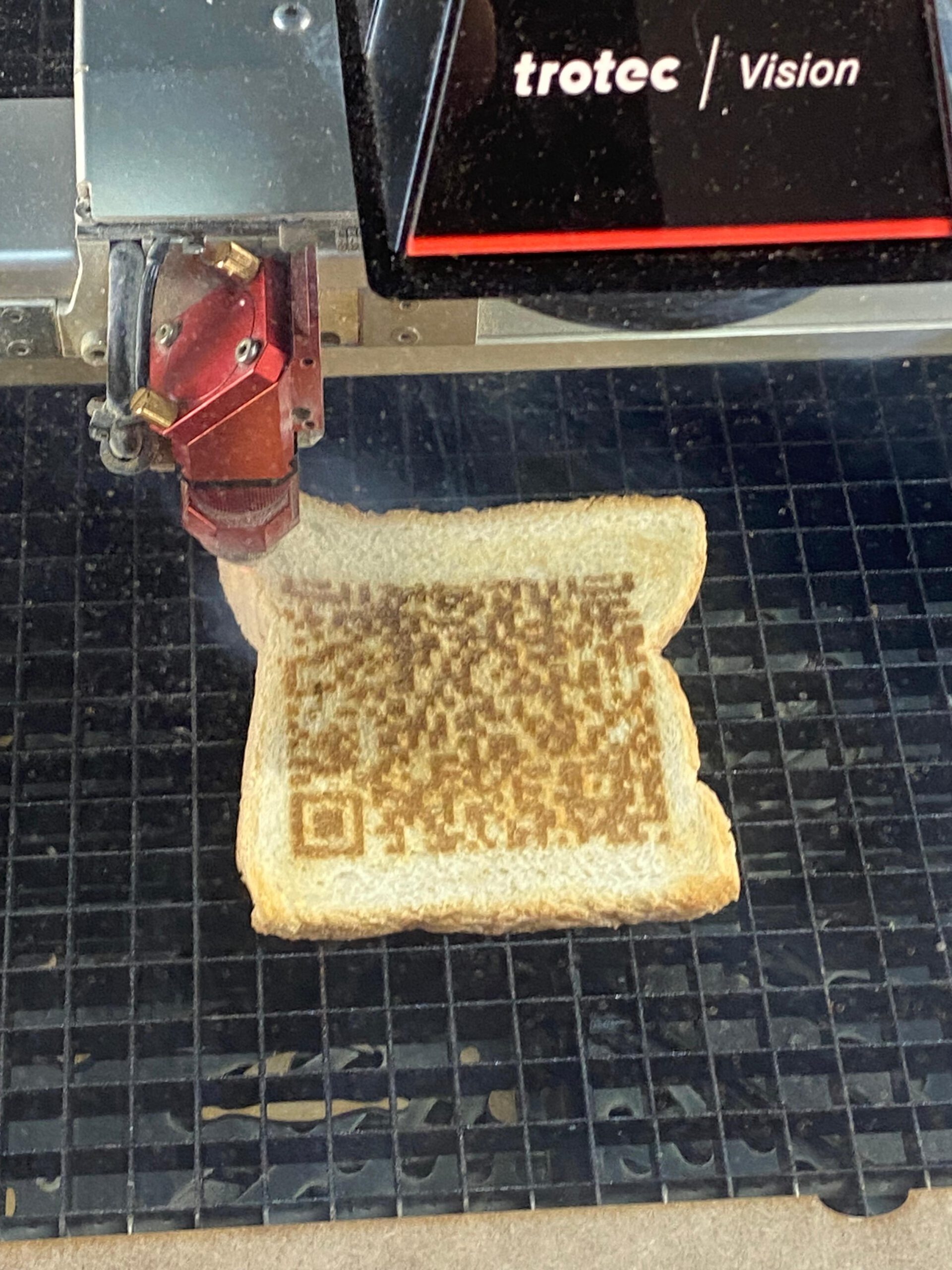 Exploring toast-printing using the CO2 laser at /d.search (M2.1)