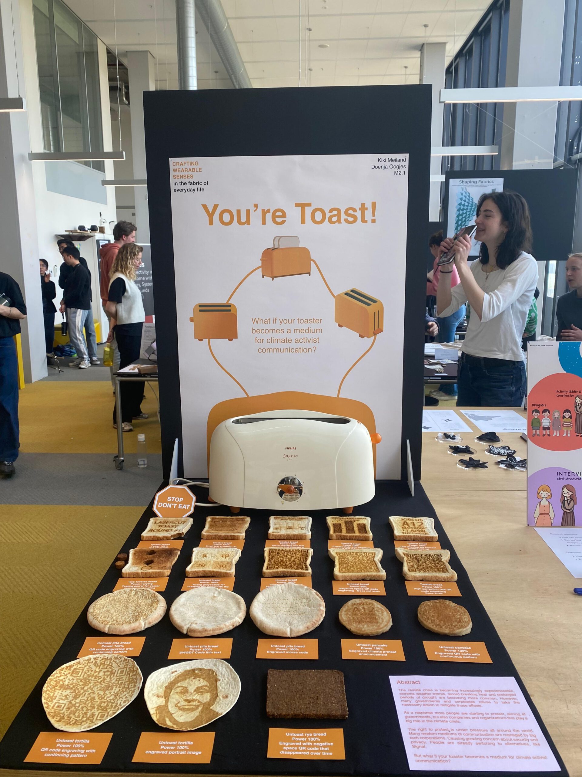 Aesthetically presenting toast prototypes(M21)