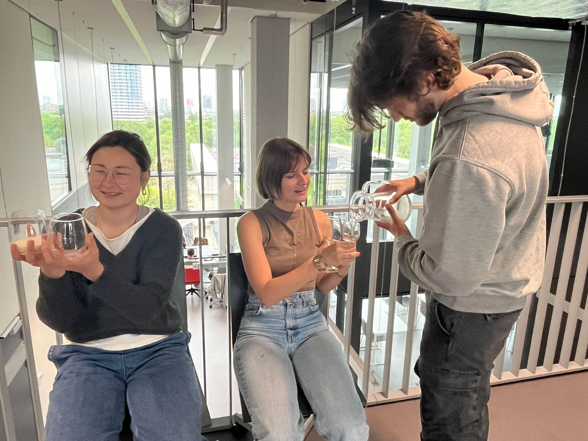 Taking a first-person perspective and trying the milk-tasting (M1.1)